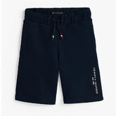 Tommy Hilfiger Sweatshorts with logo on side of leg Navy